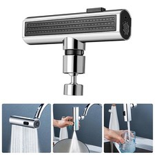 Universal Rotating Kitchen Faucet Bubbler   Waterfall Outlet, Splash-Proof, Mult
