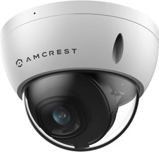 5MP POE Camera, Outdoor Vandal Dome Security POE IP Camera, 5-Megapixel, 98Ft Ni