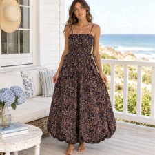 NWT Madewell 8 Medium Maxi Dress Floral Coastal Cottage Feminine Chic Romantic