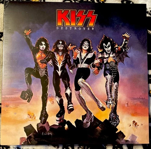 KISS- DESTROYER LP RED MARBLED COLORED VINYL LIMITED EDITION 2018 NEW & SEALED!