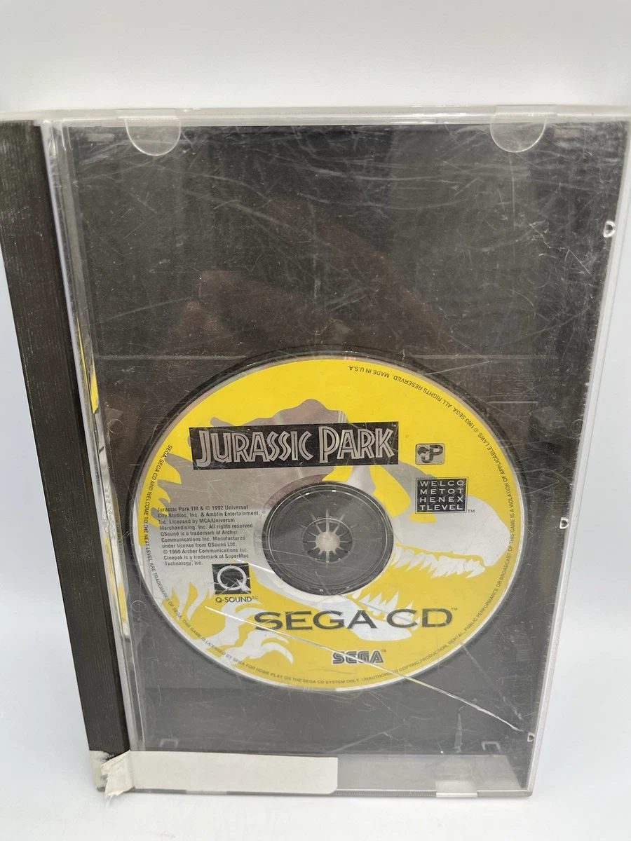Jurassic Park Sega CD Video Games for sale | eBay