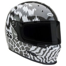 Casco Bell Eliminator Carbon 06 - Deathspray Nero/Bianco
