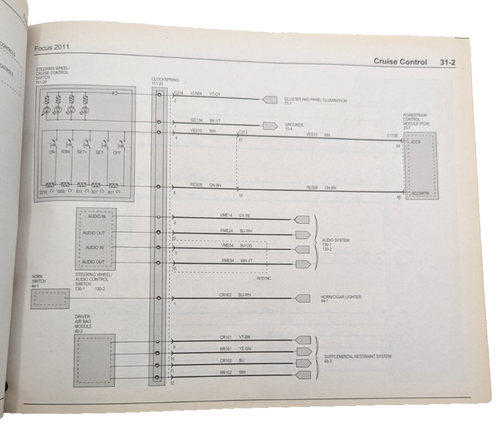 2011 FORD FOCUS Electrical Wiring Diagram Troubleshooting Manual OEM - Picture 6 of 6