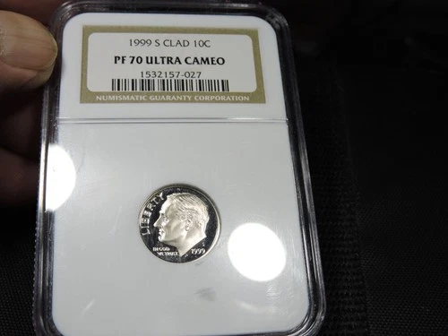 1999-S ROOSEVELT MINT ERROR*** NGC PF 70 ULTRACAMEO***VERY NICE(liquid mirrors)