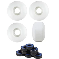 Skateboard Wheels with ABEC 7 Bearings and Spacers