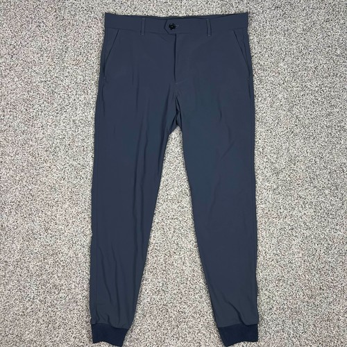 Greyson Montauk Jogger Mens 33 Gray Performance Golf Pants Pockets Stretch - Picture 2 of 8