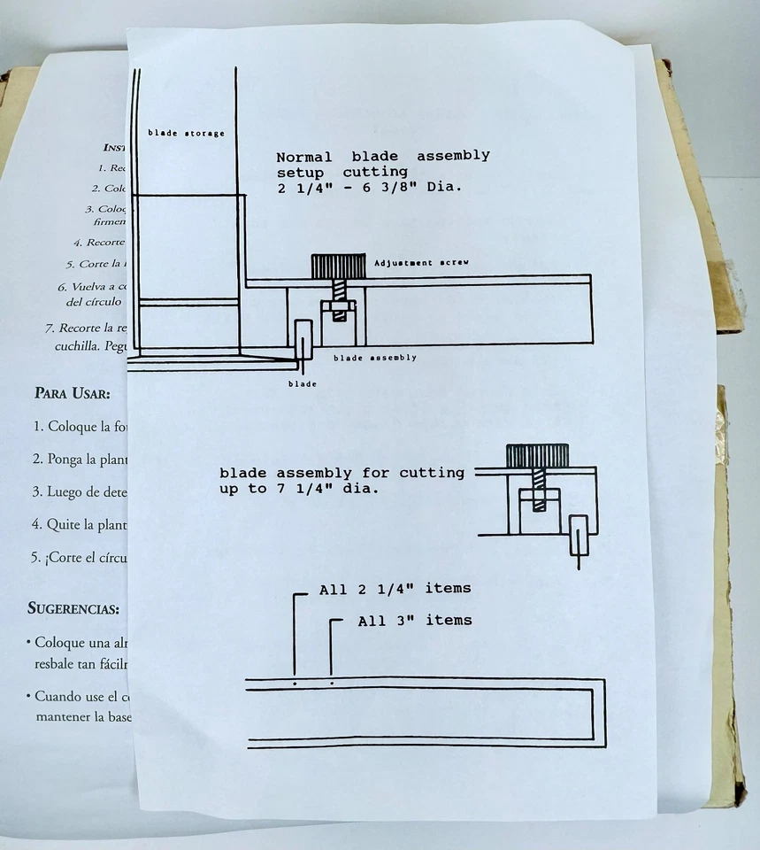 Creative Memories 圆刀 玻璃托盘垫 旋转刀片 全新 - 开箱 — 第 4/4 张图片