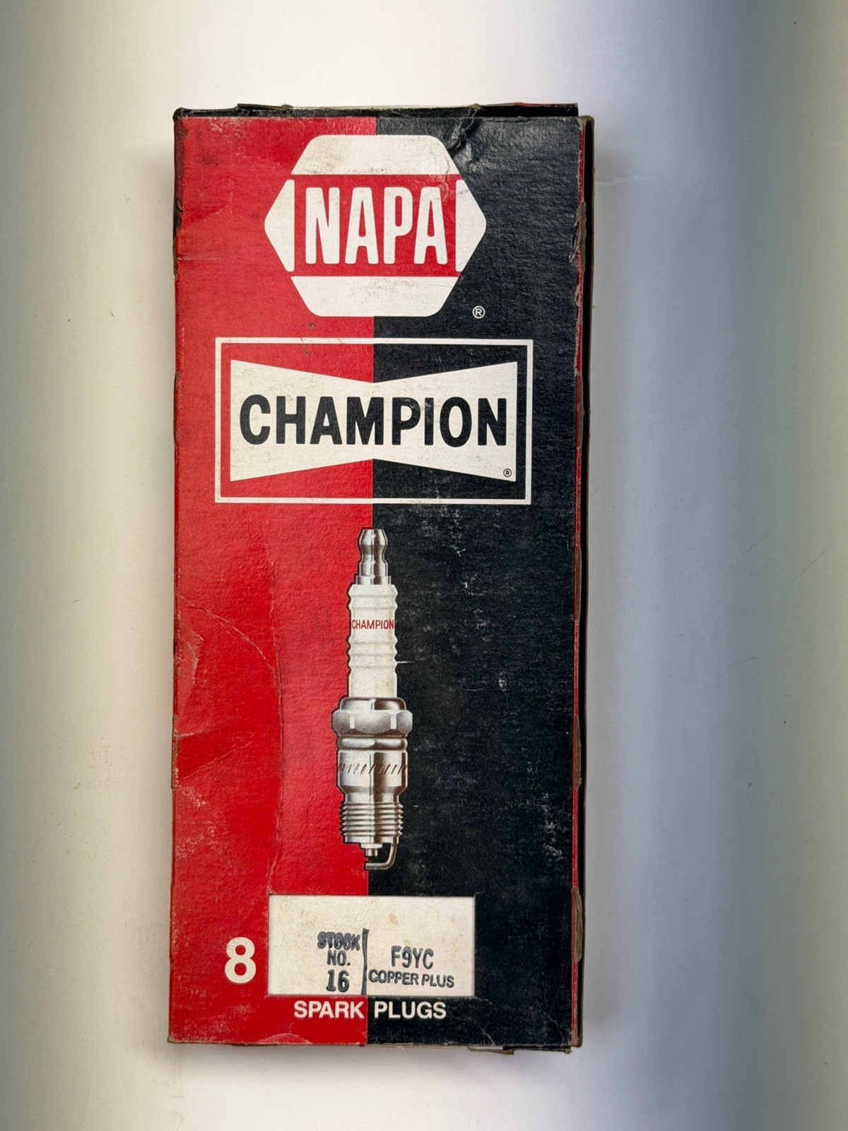 Champion Spark Plugs - F9YC Copper Plus - Set of 8 plus 1- New from Old Stock