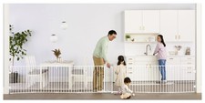 Regalo 192-Inch Super Wide Adjustable Baby Gate and Play Yard, 4-In-1, Bonus Kit