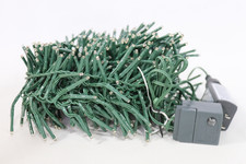 Raz Imports 19.6 Cluster Garland Green Wire  - 600 White Lights and Remote