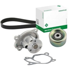 INA 7PK1125 Keilrippenriemen Satz WAPU für QASHQAI J10 JUKE F15 1.6 mit Klima