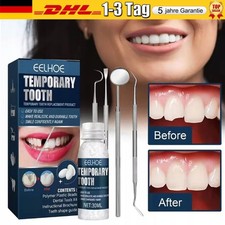 Provisorischer Zahnersatz Set Zahnkleber Prothese Temporäre Zahnreparatur Kit