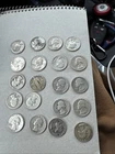 Washington Quarters Lot Of 20 90% Silver Pre-1964