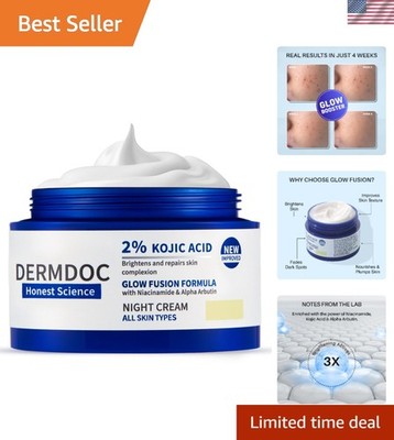 Multi-Benefit Night Cream 1.76 Oz - Moisturizer with Niacinamide & Alpha Arbutin