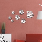 7pcs Mirror Wall Art - Fish-Shaped Modern Wall Decals To Enhance Home And
