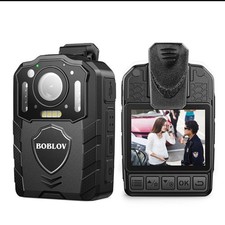 BOBLOV Body Worn Camera Police Body Camera with Night Vision,Pocket Camera