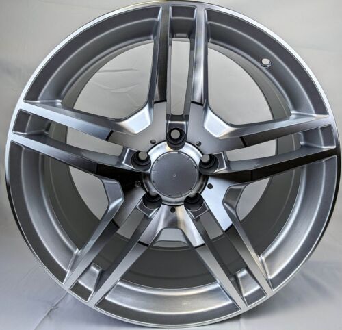 18" x 8.5 (1) Wheel Rim Fit Mercedes C E CL CLK CLS S SL SLK AMG 5-112 et35 66.6