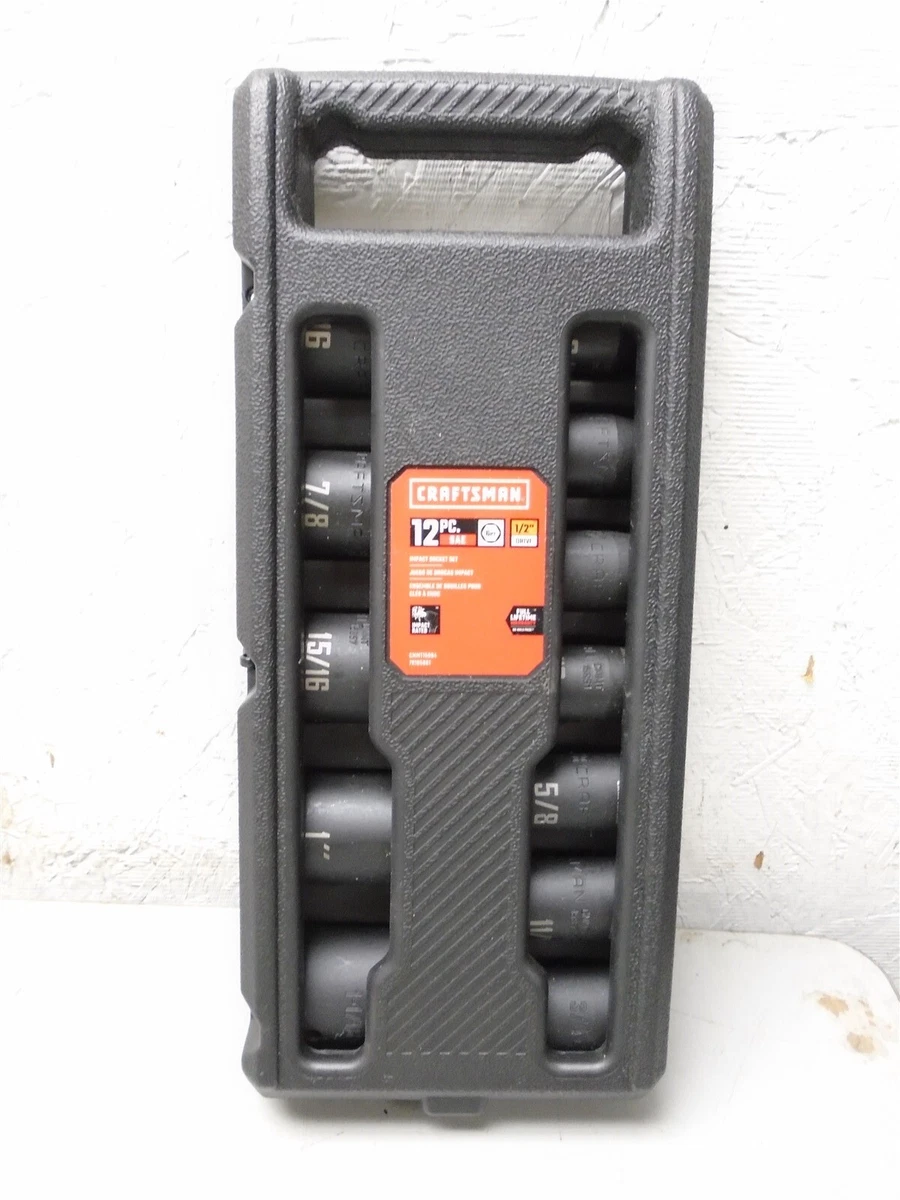 Craftsman CMMT15884 12pc SAE 1 2