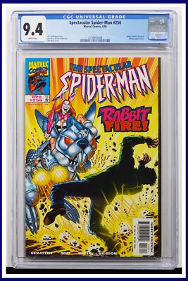 Spectacular Spider-Man #256 CGC Graded 9.4 Marvel 1998 White Pages