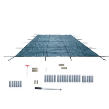 20x38 ft Pool Safety Cover Rectangular Inground Swimming Pool Cover For 18x36 ft