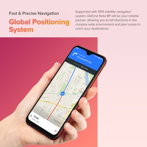Ulefone Note 8P 4G Mobile Phone 10 5.5-inch 2GB+16GB MT6737 Quad Co DZ - Zdjęcie 7 z 12