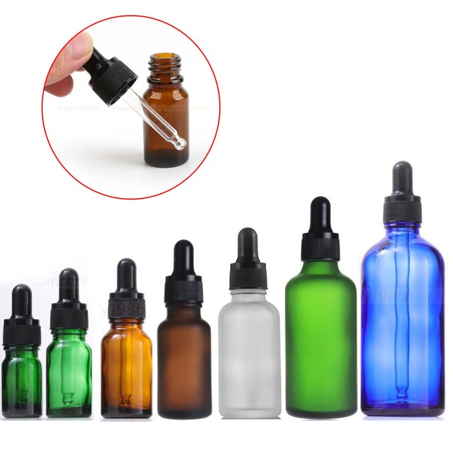 5ml- 100ml Essential Oils Glass Dropper Bottles Eye Dripper Reagent Aromatherapy 5ml- 100ml Essential Oils Glass Dropper Bottles Eye Dripper Reagent Aromatherapy