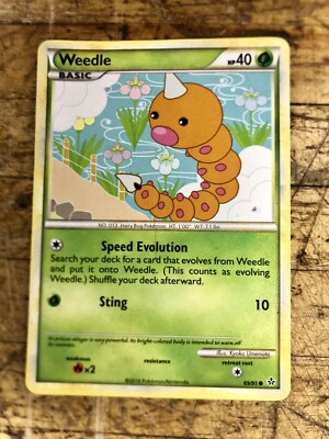 Weedle 69/95 - Common - Unleashed - POKEMON CARD | eBay