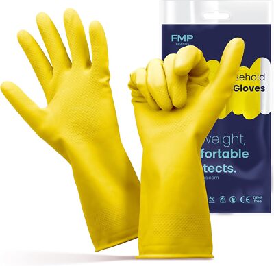 3/6/12/60 Pairs Cleaning Gloves, Waterproof Rubber Gloves for Washing Dishes