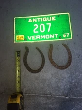 VTG Primitive Rusty Farm Iron Horseshoe Country Western Decor Cowboy Barn HORSE