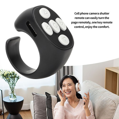 Remote Control Page Turner For TIK Tok Scrolling Ring Cell Phone - Photo 12 sur 22