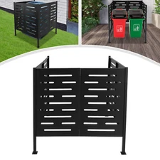 AC Unit Fence Outdoor Iron Enclosure for Privacy & Protection 42x44in Black New