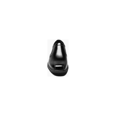 Nunn Bush Bleeker Street Bike Toe Slip On Comfortable Shoes Black 84357-001 Bleeker Street Bike Toe Slip On Men main image 4