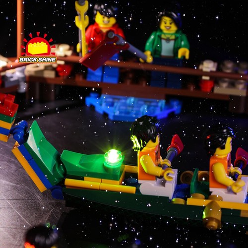 Brick Shine Light Kit for Lego Dragon Boat Race 80103 - 第 5/8 張圖片