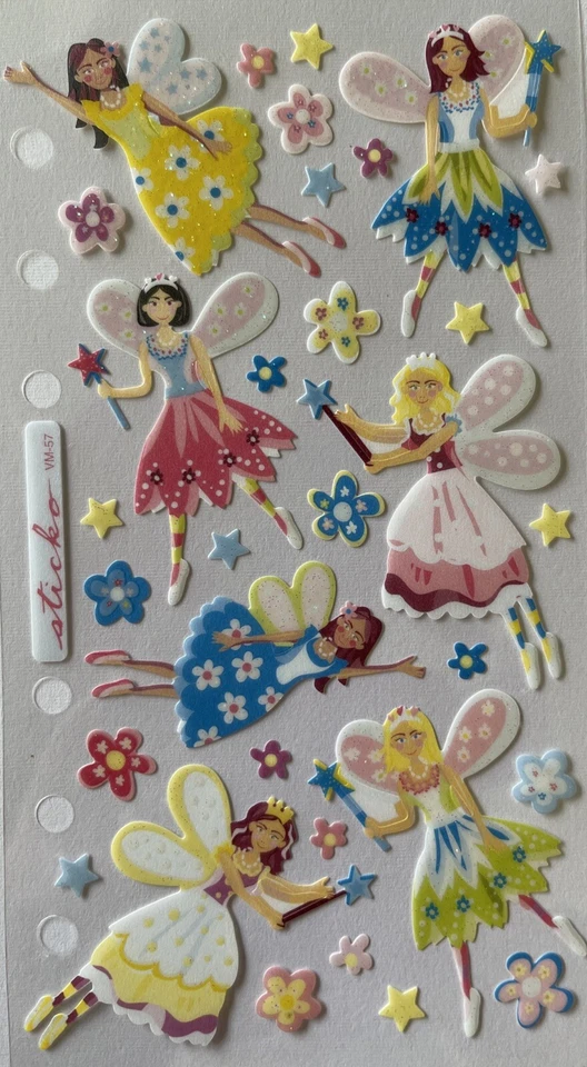 VELLUM FRIEND FAIRIES блестящий переплет наклейки (32шт) стикер • крылья • сад • палочки - Изображение 2 из 4