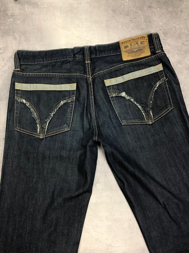 Vintage Dolce & Gabbana Selvedge Dark Blue Jeans W36 - Picture 4 of 13