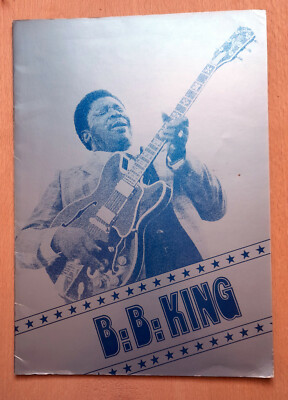 BB King - 1986 Six Silver Strings - UK Tour Programme (Thank you... Tour)