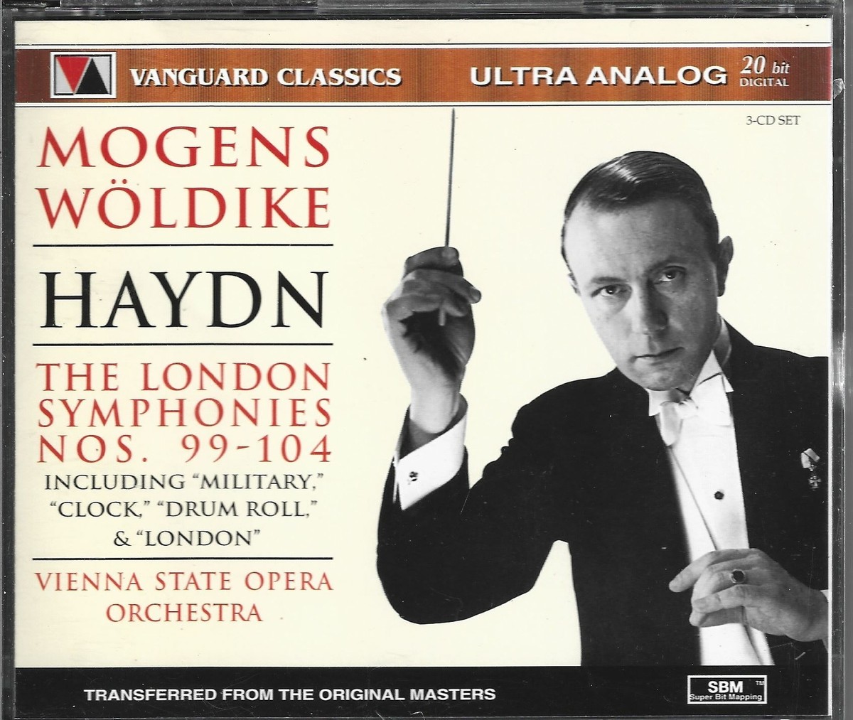 Haydn The London Symphonies Nos 99-104 Mogens Woldike 3 CD Box Set