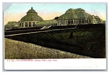 Bronx Park Conservatory New York City NY NYC UNP UDB Postcard O15