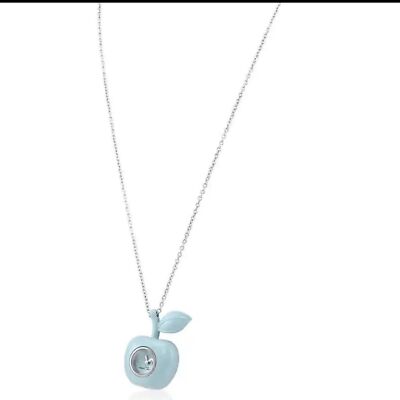 スタイリッシュ★MARC JACOBS The Bauble Apple Necklace Watch Marc Jacobs Quartz Pale Blue Apple Bauble Watch Necklace New