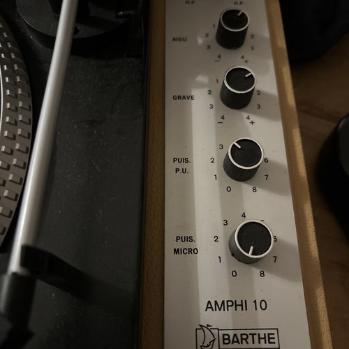 Très Rare Platine Vinyle Barthe Amphi 10 ( No Rotofluid Denon Marantz Thorens) - Imagen 6 de 14