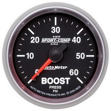 Autometer 3605 Sport-comp Ii Mechanical Boost Gauge 2 116 0 - 60 Psi