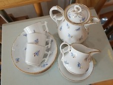 Antikes Kaffee-Service C.T. Tielsch Altwasser Schlesien Jugendstil ca 1890 klein