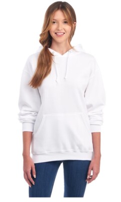 Ava & Viv Womens White Hoodie size 3X New With Tags Sealed Soft