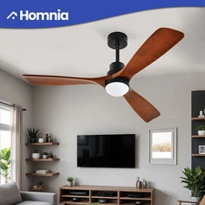 52" Indoor Ceiling Fan Chandelier Light Reversible 6 Speed Adjustable w/ Remote