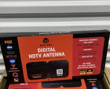 2023 Upgraded Release EpicDev Amplified HD Digital TV Antenna Long 280+ Mile