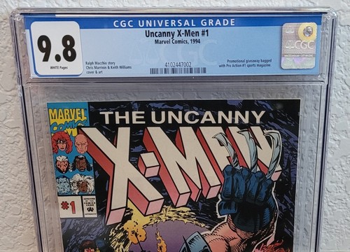 X-MEN #1 (1994) ~ MY ENEMY MY FRIEND ~ CGC 9.8 ~ WP ~ PRO ACTION MAGAZINE PROMO - Picture 2 of 3