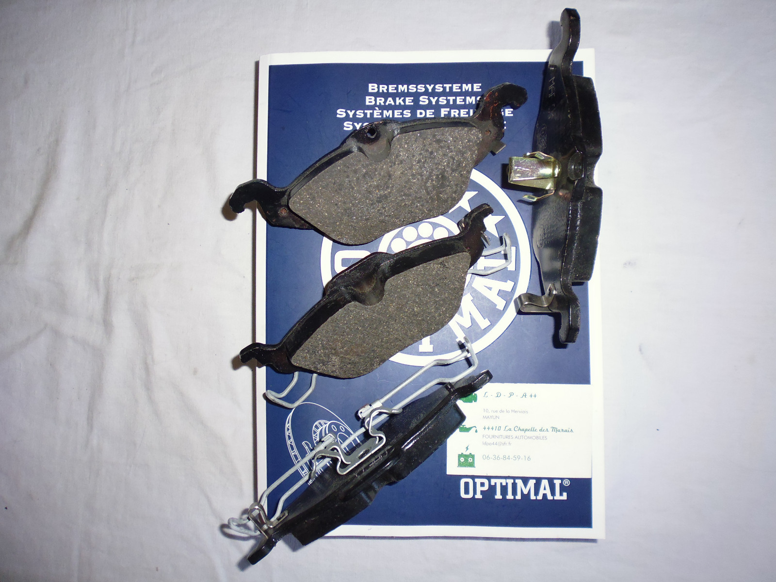 Plaquettes de frein avant pour Opel Astra G Berline et Caravan de 1998 à 2004