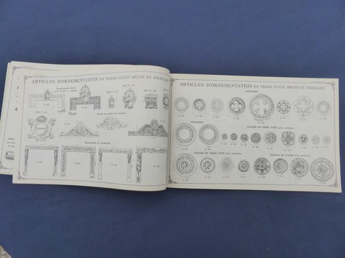 Ancien Catalogue BOUAT Castelnaudary Produits en Terre Cuite Vases Animaux Emaux - Imagen 12 de 14