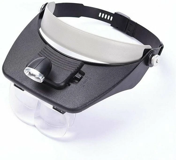 Head-mount Magnifier Occhiali Gioielli Orologiai Lente D'ingrandimento 20x Zoom Osservazione Della Lente Di Ingrandimento