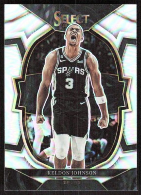 2022-23 4534E Panini Select SILVER PRIZM Keldon Johnson San Antonio Spurs #54